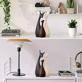 Deer Family of 3 Ceramic Decoration Crafts, Suitable for The Decoration of The Living Room, Study, TV Cabinet, Wine Cabinet