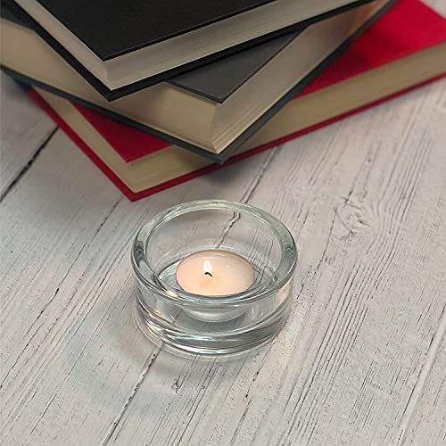 SET OF 50 WAX TEA-LIGHT CANDLES (WHITE UNSCENTED)