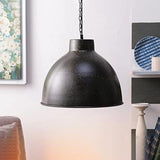 Black Matte Finish Hanging Light (Bulb Not Included)
