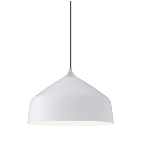 White Wide Angle Hanging Light (Bulb Not Included)