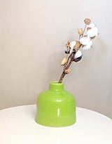 Green Contemporary Small Ceramic Vase