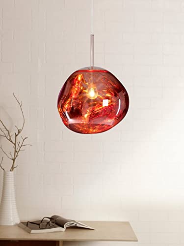 Luxury Melted Glass Pendant Light with E27 Holder…