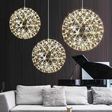 Fireworks Matrix Globe with inbuilt LEDs Pendant Chandelier Hanging Lamp…