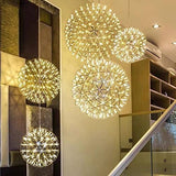 Fireworks Matrix Globe with inbuilt LEDs Pendant Chandelier Hanging Lamp…