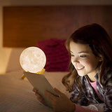 12cm Touch Sensor 3D Printing LED Moon Lamp Lighting Night Light,