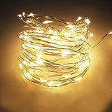 Copper String Led Light 5M 50 LED (USB Operated) Wire Decorative Fairy Lights Diwali Christmas Festival - (Warm White, 1 Unit)