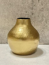 Metal Flower Vase Golden