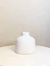 White Contemporary Small Ceramic Vase